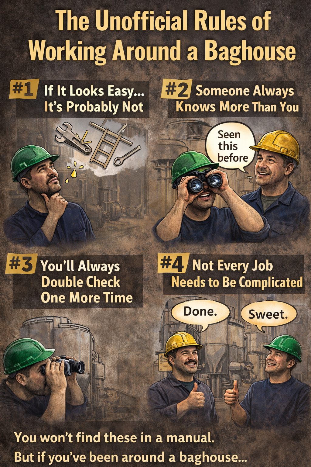 The Unofficial Rules of Working Around a Baghouse