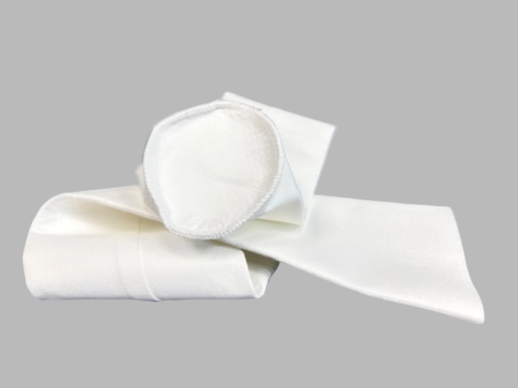 4 5/8" × 124" Pulse Jet Polyester Filter Bag | Singed Inside