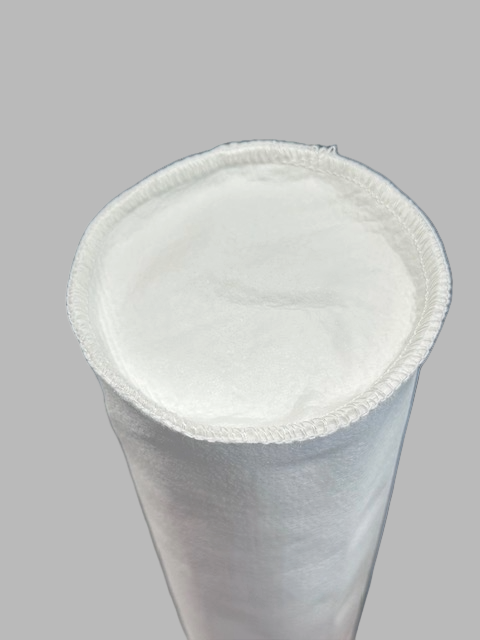 4 5/8" × 124" Pulse Jet Polyester Filter Bag | Singed Inside