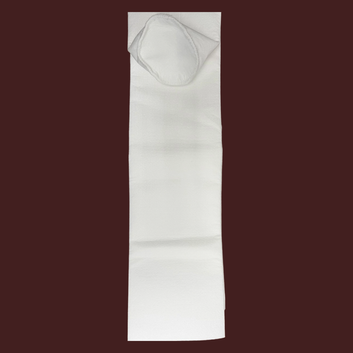 4 5/8" × 124" Pulse Jet Polyester Replacement Filter Bag | Singed Inside