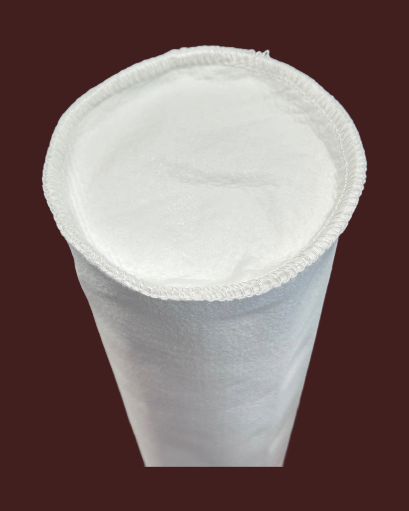 4 5/8" × 124" Pulse Jet Polyester Replacement Filter Bag | Singed Inside